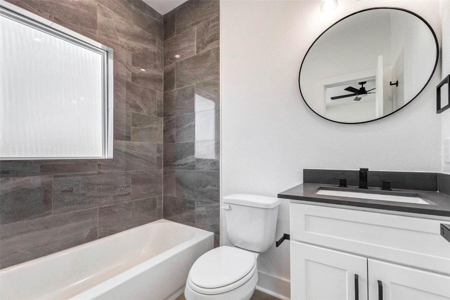 Furnished interior view inside a new home in , Houston (Image 11).