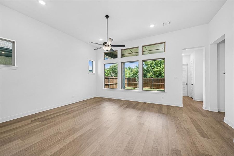 Spacious, unfurnished interior of a new home in Karis - Village Series, Crowley (Image 23). Spacious, unfurnished interior of a new home in Karis - Village Series, Crowley (Image 23).