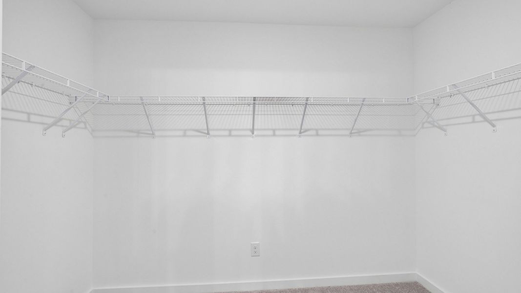 Closet with shelving Closet with shelving
