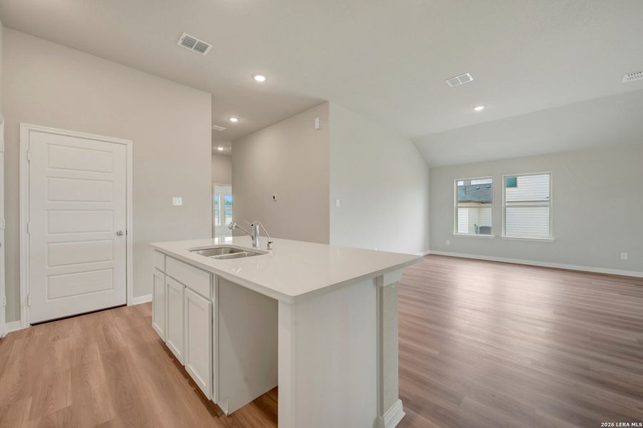 Furnished interior view inside a new home in Hickory Ridge Estates, Elmendorf (Image 14).