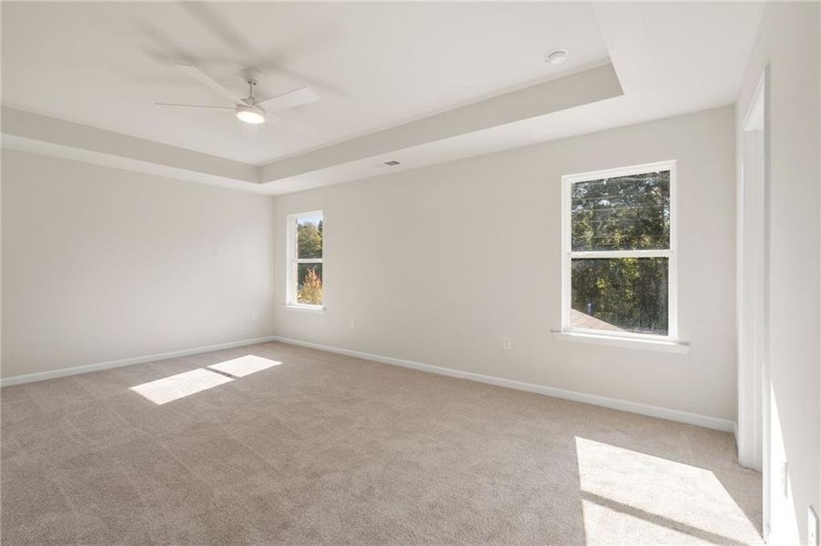 Spacious, unfurnished interior of a new home in The Brooke at Rivertown, South Fulton (Image 19).