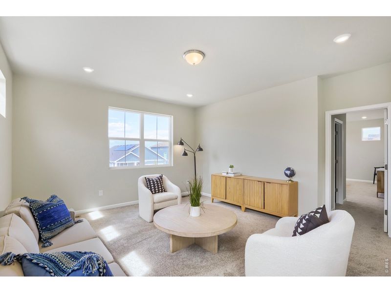 Furnished interior view inside a new home in Country Club Reserve, Fort Collins (Image 14).