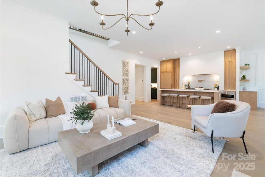 Furnished interior view inside a new home in , Charlotte (Image 16).