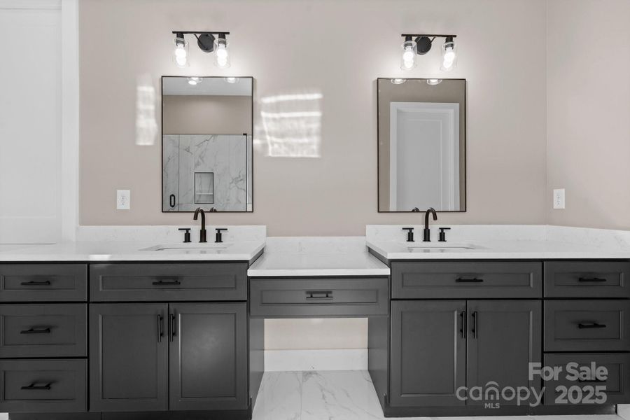 Furnished interior view inside a new home in , Hickory (Image 12).