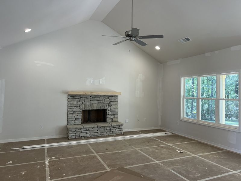 In-progress construction of a new home in Cedar Grove Estates, Concord, GA (Image 9).