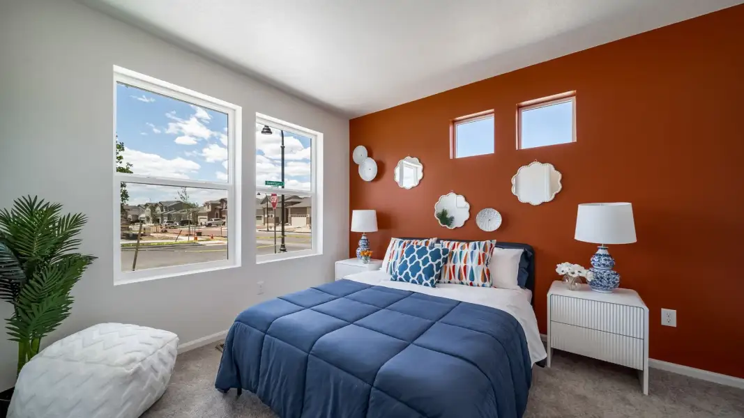 Furnished interior view inside a new home in Banning Lewis Ranch, Colorado Springs (Image 9).