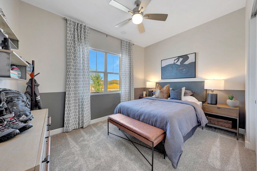 Representative furnished interior of a home built from the Crimson by Mattamy Homes in Miravida, Surprise (Image 38).