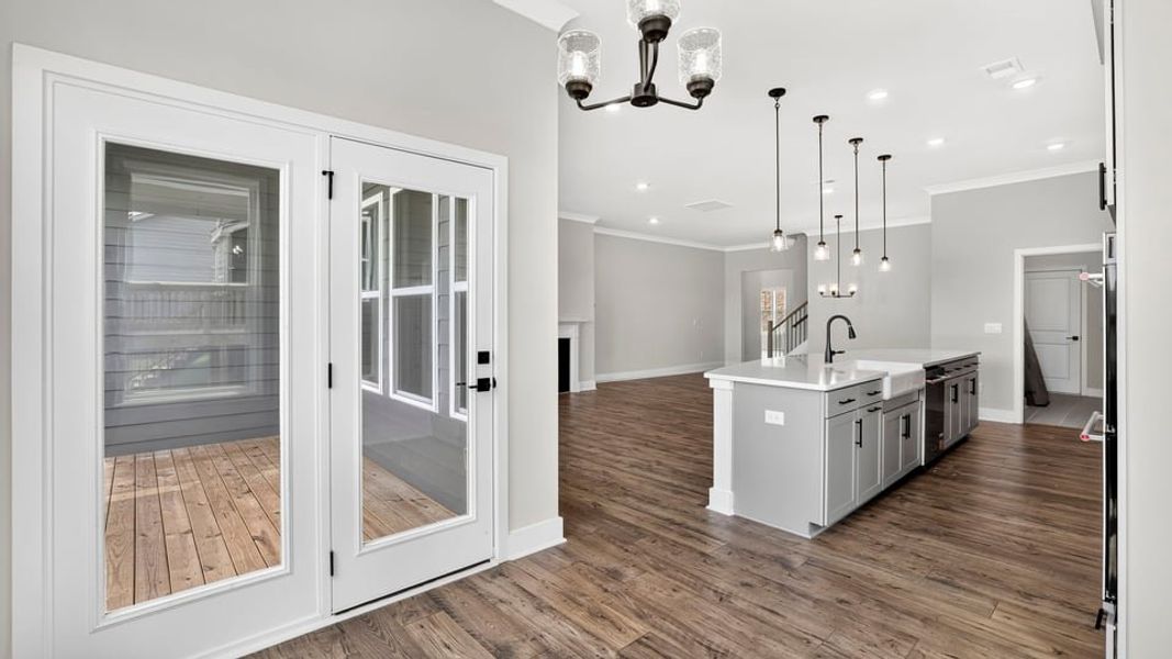 Furnished interior view inside a new home in Sunset Summits, Spartanburg (Image 9).
