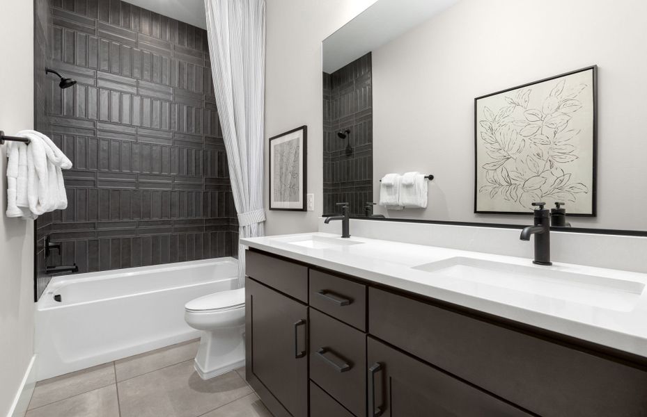 Representative furnished interior of a home built from the Parklane II by Pulte Homes in Saguaro Reserve - Majesty, Marana (Image 18).