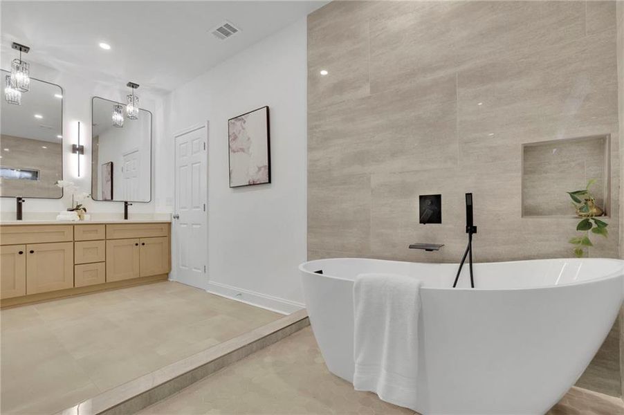 Furnished interior view inside a new home in , Buford (Image 8). Furnished interior view inside a new home in , Buford (Image 8).