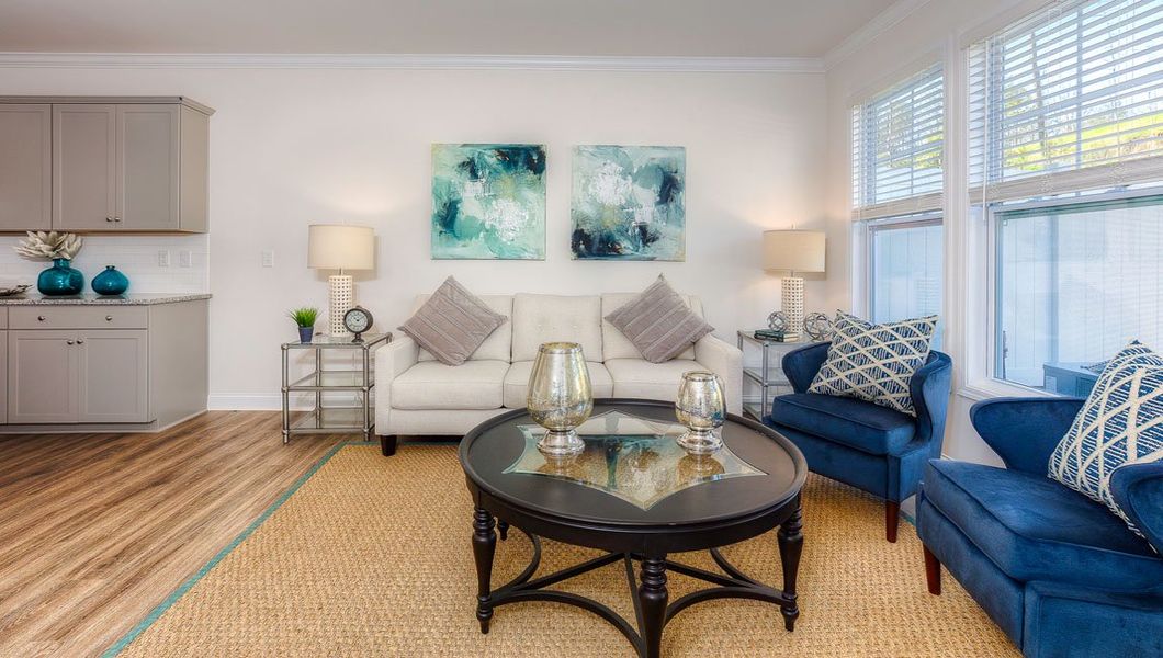 Furnished interior view inside a new home in Skybrook Corners, Huntersville (Image 12). Furnished interior view inside a new home in Skybrook Corners, Huntersville (Image 12).