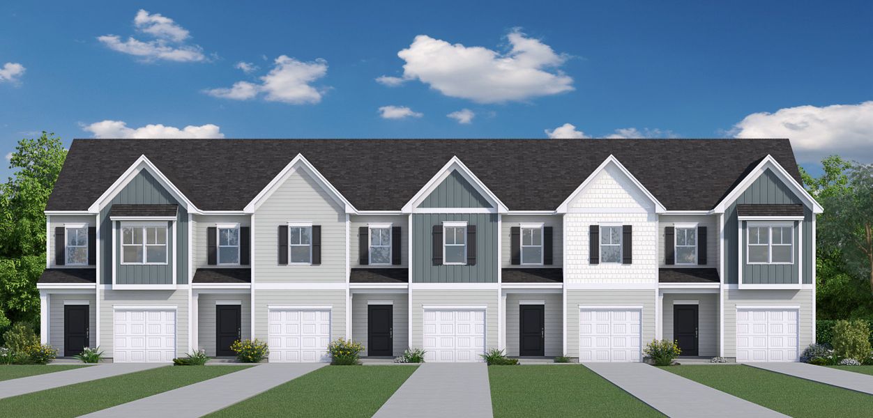 Representative exterior photo of a completed home built from the Ashford Plan by Veranda Homes in Spring Street, Laurens, SC (Image 1).