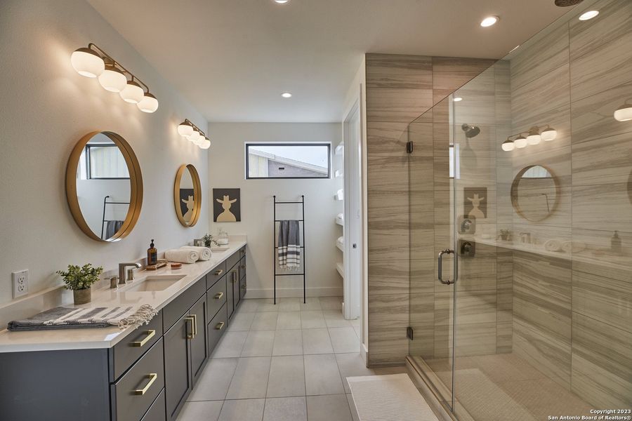 Furnished interior view inside a new home in , San Antonio (Image 5). Furnished interior view inside a new home in , San Antonio (Image 5).