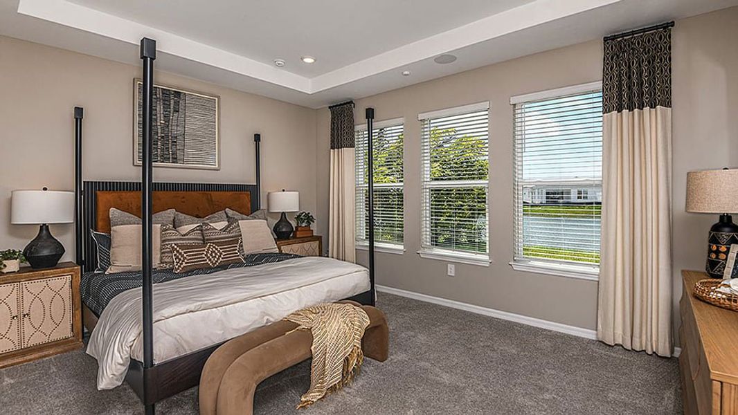 Representative furnished interior of a home built from the Grenada by Taylor Morrison in The Cove at West Port, Port Charlotte (Image 6).