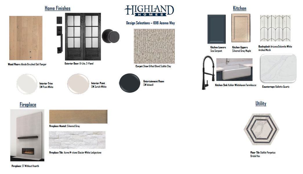 Sample of building materials used in homes in Furst Ranch, Flower Mound (Image 36).