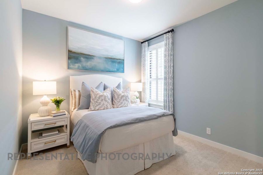 Furnished interior view inside a new home in Davis Ranch: 45ft. lots, San Antonio (Image 32).