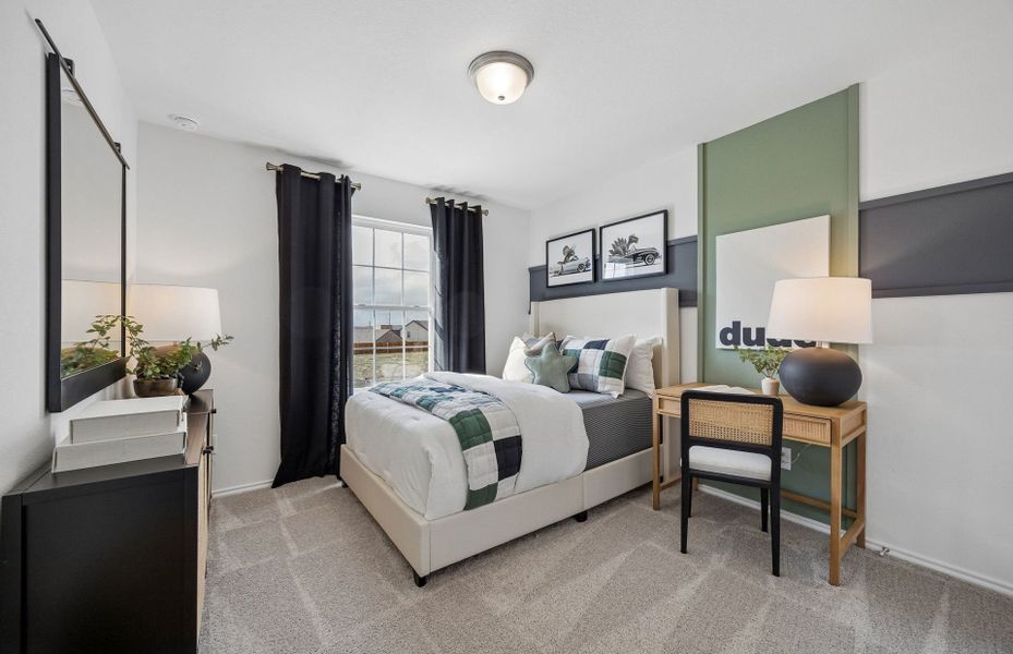 Representative furnished interior of a home built from the Camelia by Pulte Homes in Saddleback at Santa Rita Ranch, Liberty Hill (Image 10).