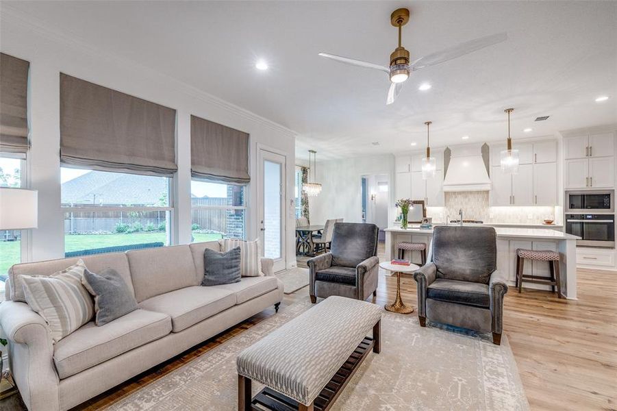 Furnished interior view inside a new home in Whitestone Heights, Benbrook (Image 6).