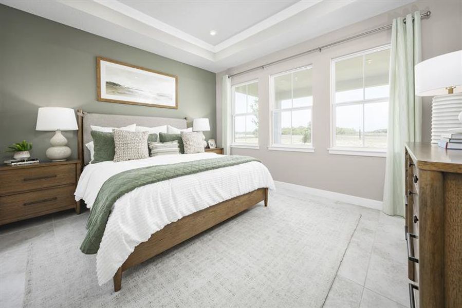 Representative furnished interior of a home built from the Grove by Ryan Homes in Malabar Springs, Palm Bay (Image 12).