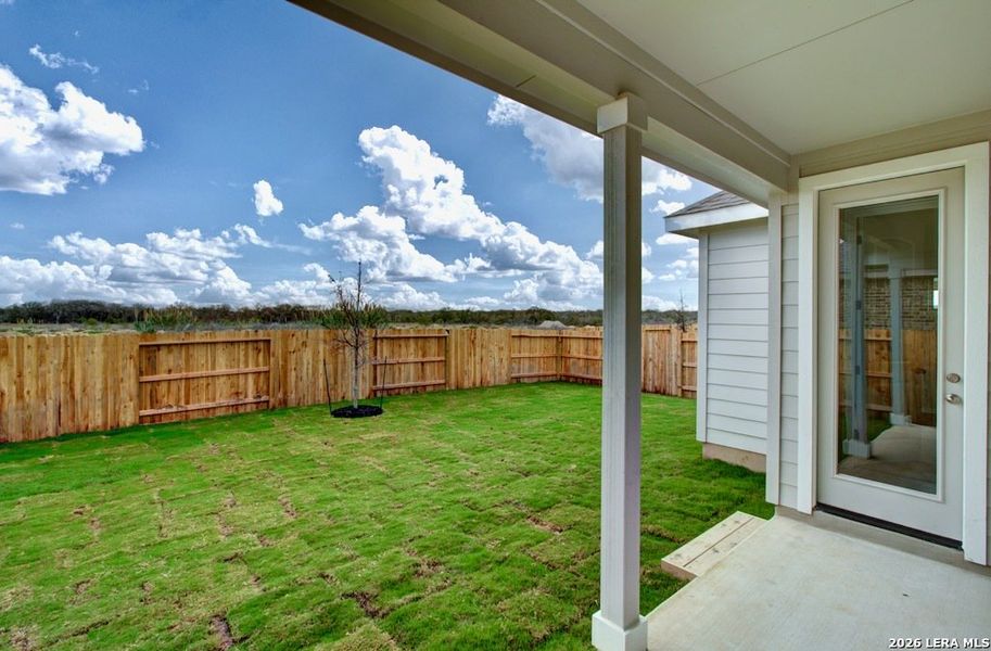 Exterior details and patio area of a home in Stream Waters, Seguin (Image 3).
