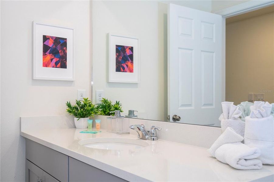 Furnished interior view inside a new home in Solara Resort, Kissimmee (Image 75).