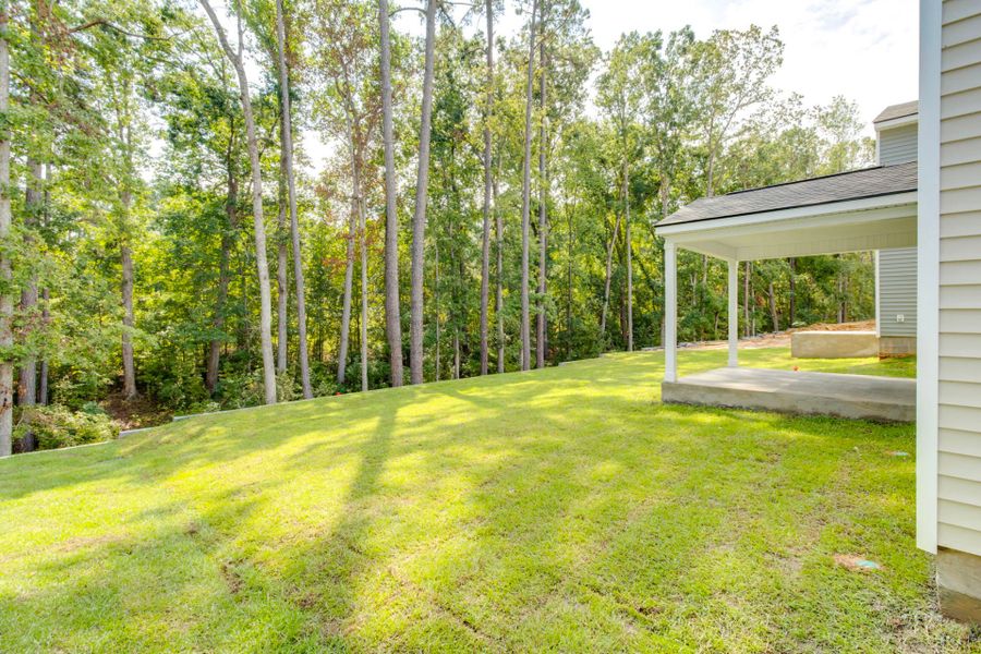 Exterior details and patio area of a home in Grand Arbor, Blythewood (Image 4).