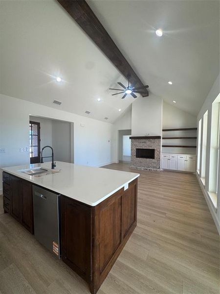 Furnished interior view inside a new home in , Tuscola (Image 4).