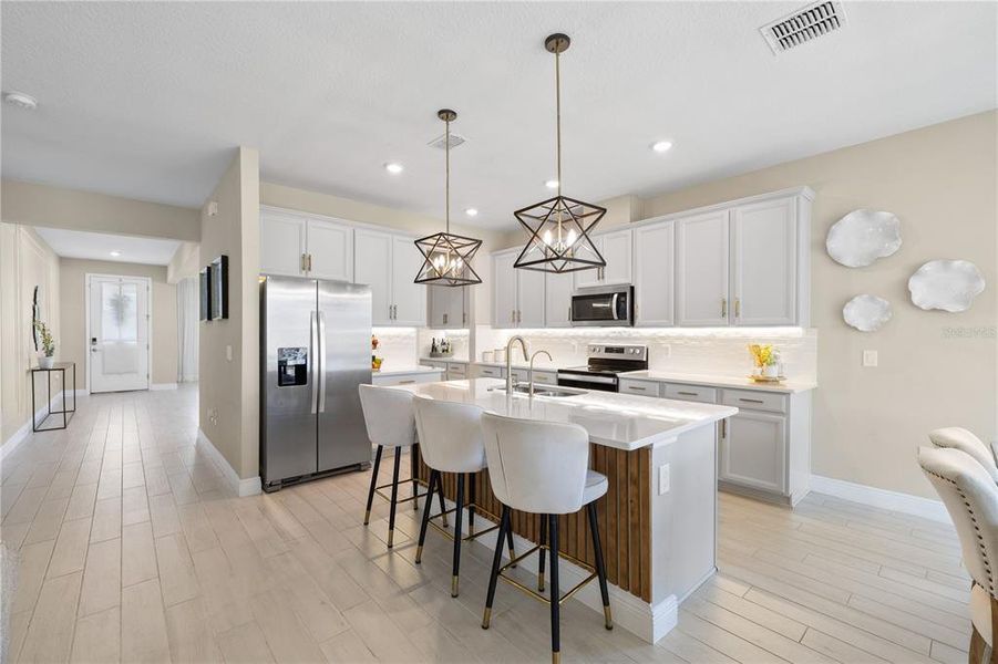 Furnished interior view inside a new home in , Minneola (Image 10).