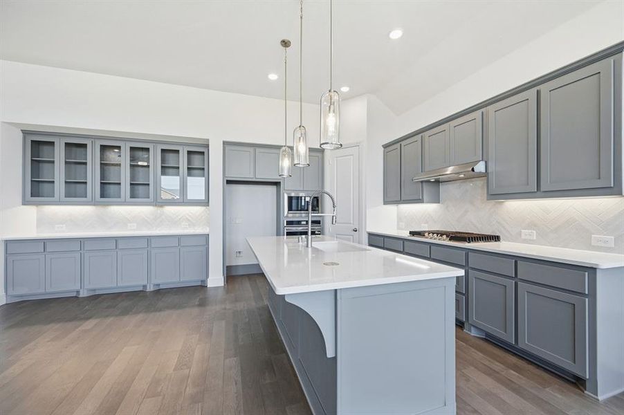 Furnished interior view inside a new home in Wildridge, Oak Point (Image 9).