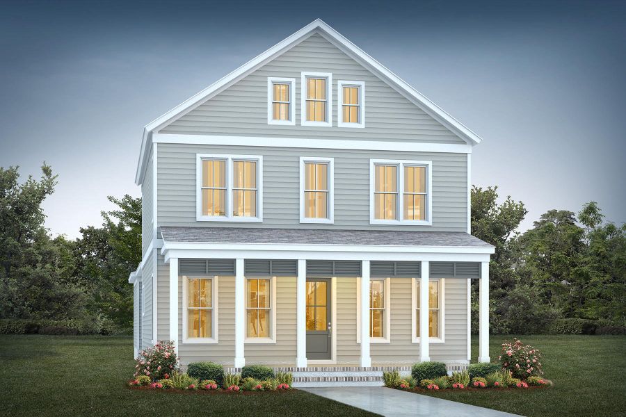 Representative exterior photo of a completed home built from the Mansfield by Homes by Dickerson in Nexton, Summerville, SC (Image 2).