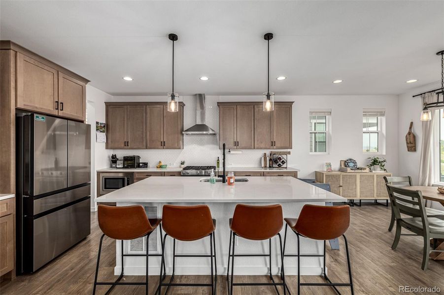 Furnished interior view inside a new home in , Littleton (Image 11). Furnished interior view inside a new home in , Littleton (Image 11).