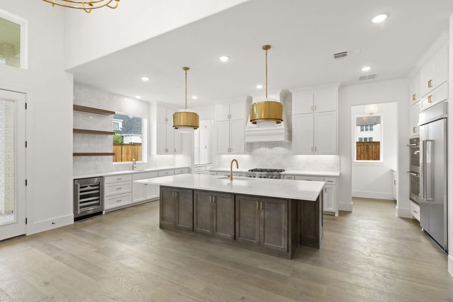 Representative furnished interior of a home built from the 7042 by Tradition Homes in Mustang Lakes, McKinney (Image 5).