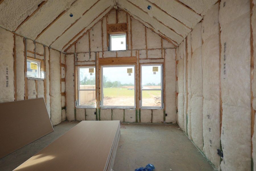 In-progress construction of a new home in Sienna - Parkview Collection, Missouri City, TX (Image 6).