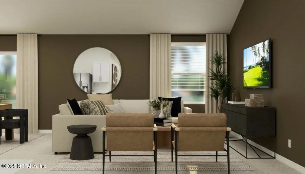 Furnished interior view inside a new home in , Palm Coast (Image 6).