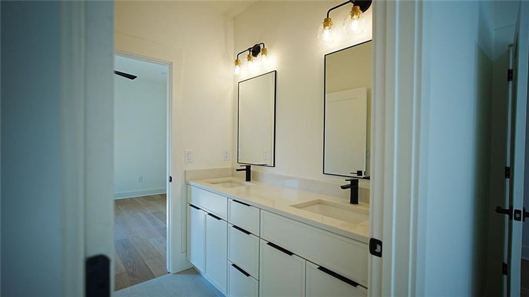Furnished interior view inside a new home in , Flowery Branch (Image 13).