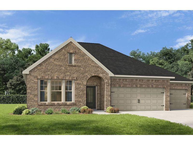 The Laurel O with 3-Car Garage