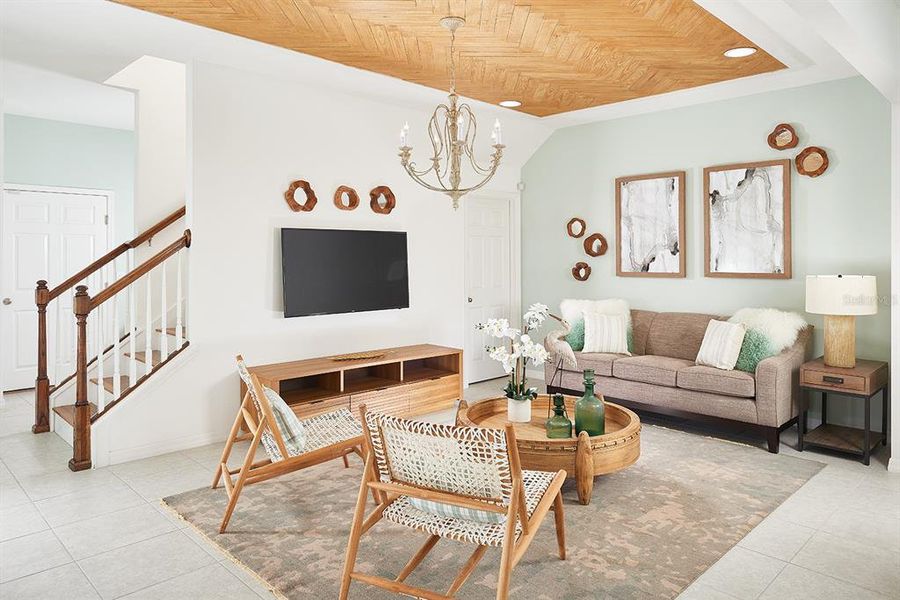 Furnished interior view inside a new home in , Punta Gorda (Image 5).