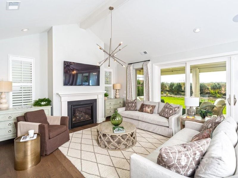 Vaulted Ceiling Great Room