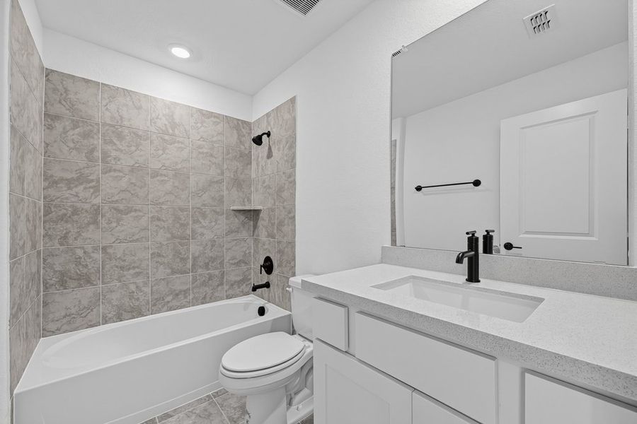 Furnished interior view inside a new home in The Ridge at Northlake, Northlake (Image 13).