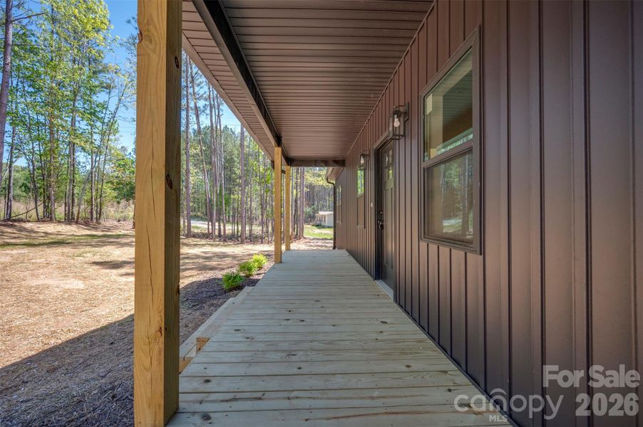 Exterior details and patio area of a home in , Bostic (Image 21).