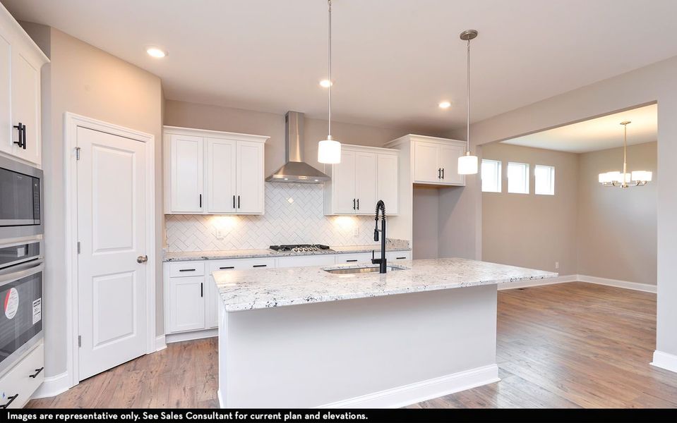 Furnished interior view inside a new home in The Retreat at Norman Farm, Hendersonville (Image 6).