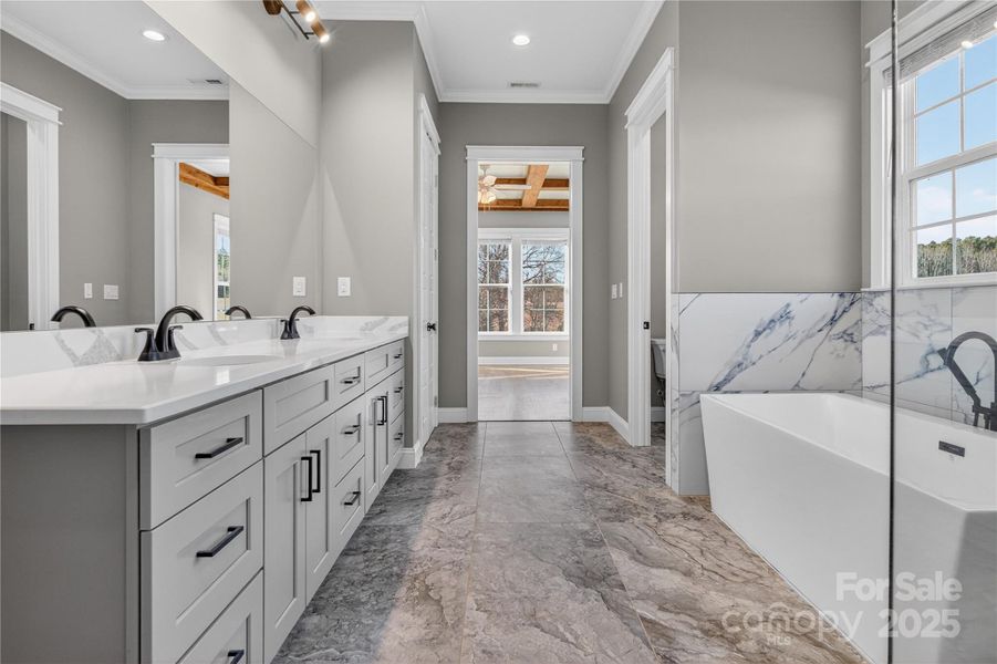 Furnished interior view inside a new home in , Salisbury (Image 7).