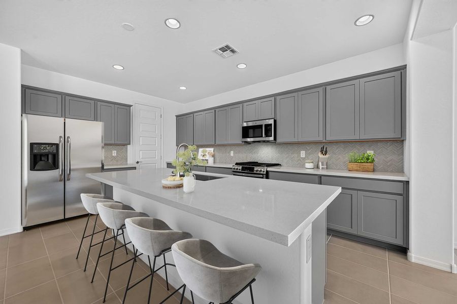 Furnished interior view inside a new home in Hawes Crossing, Mesa (Image 4).