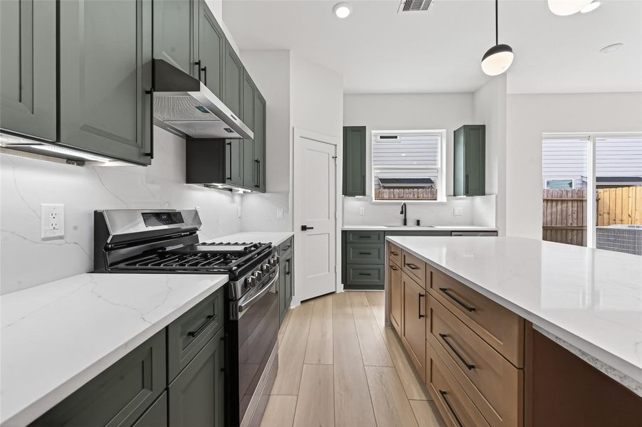 Furnished interior view inside a new home in , Houston (Image 10).