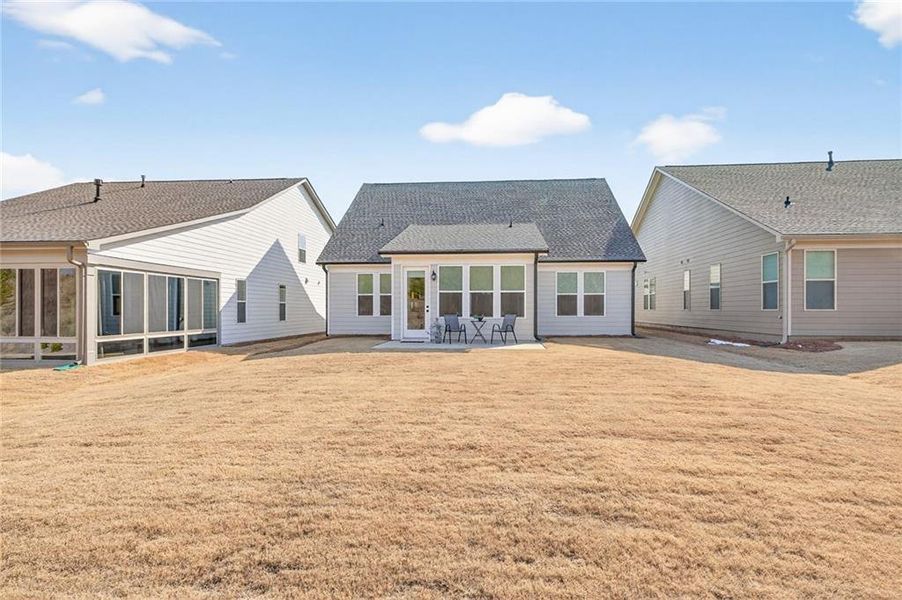 Exterior details and patio area of a home in , Hoschton (Image 4).