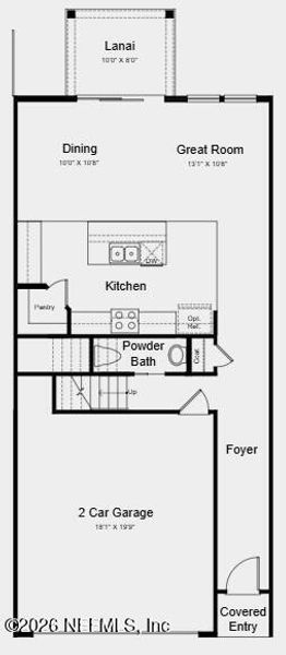 2D floor plan layout of this home in , St. Augustine, FL (Image 2). 2D floor plan layout of this home in , St. Augustine, FL (Image 2).