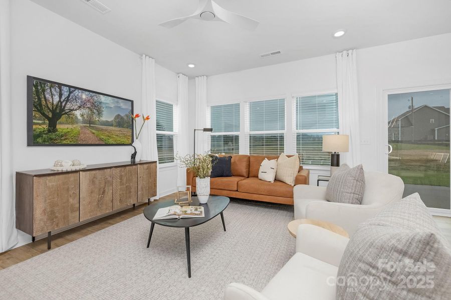 Furnished interior view inside a new home in , New London (Image 8).