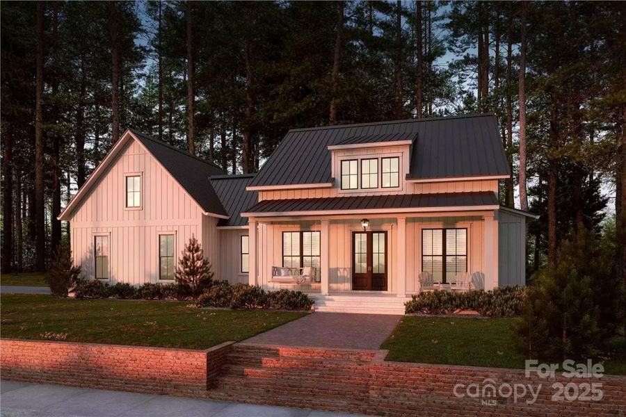 Front exterior of a new home in , Sherrills Ford, NC, highlighting curb appeal (Image 12).