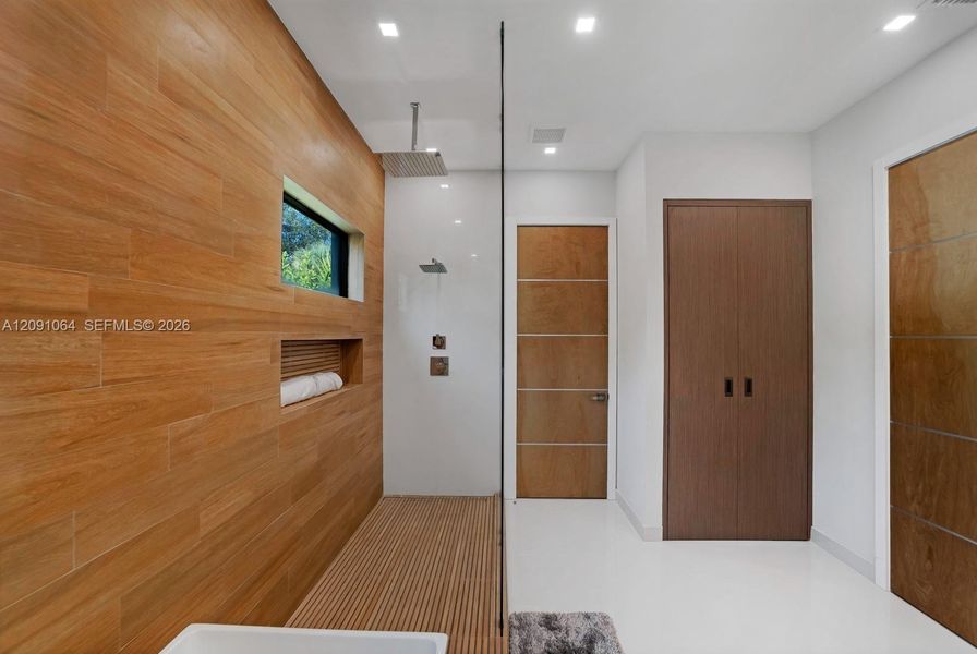 Furnished interior view inside a new home in , Miami (Image 17).
