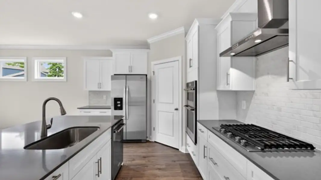 Furnished interior view inside a new home in The Manors at Haywood Glen, Knightdale (Image 3).